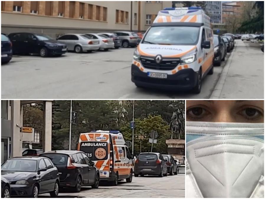 Пратеничката од СДСМ со ковид стигна во Собранието со возило на Брза помош