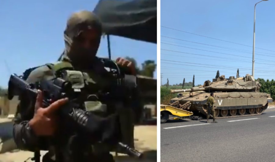 (ВИДЕО) ЌЕ ИМА ЛИ ИНВАЗИЈА? Израелската армија со тенкови и артилерија подготвена за „јуриш“ кон терористите на Хамас