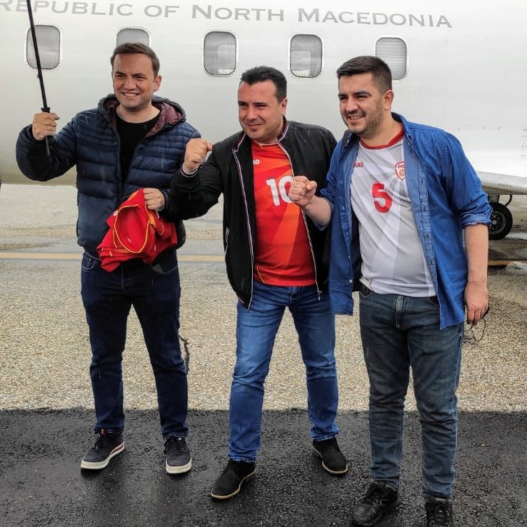 Заев, Бектеши и Османи ќе ги поддржуваат фудбалерите од трибините во Букурешт