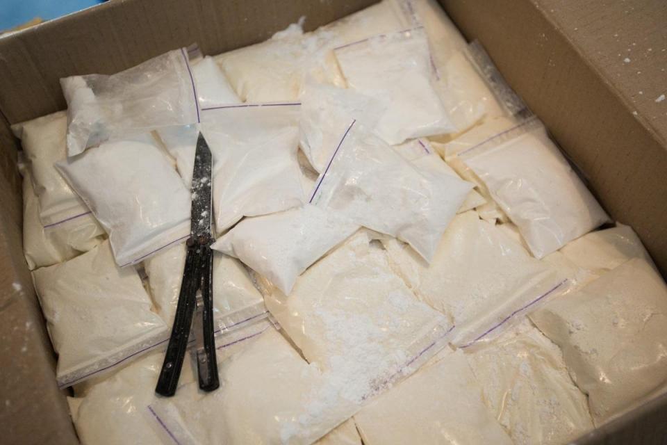 Во Колумбија запленети рекордни 10 тони кокаин