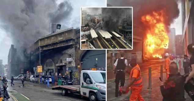 Пожар на метро станица во Лондон, се слушнале и експлозии