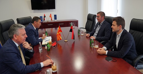Мицкоски оствари проштална средба со Дан Оријан – Амбасадор на Израел во Македонија