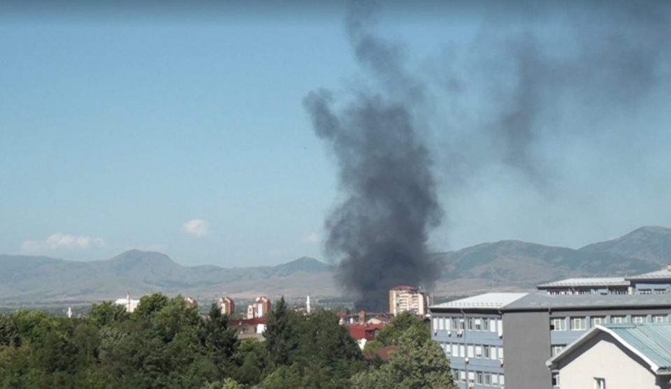 (ВИДЕО) Голем пожар во Битола, гори индустрискиот дел на градот