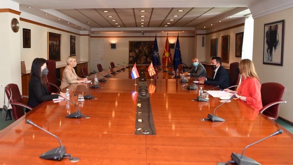 Заев-Тигањ: Реафирмирана силната поддршка од Хрватска за евроинтеграциите на С Македонија