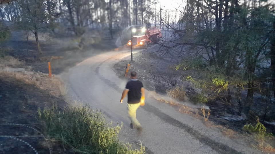 Поради пожар затворен патот Делчево-Пехчево