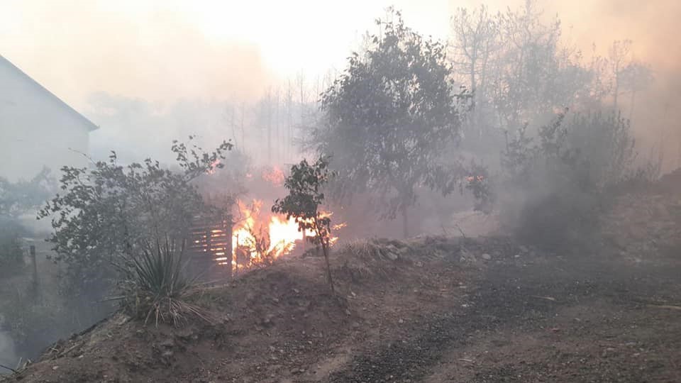 Деветмина повредени во пожарот во Кочани, петмина од нив се задржани во болница