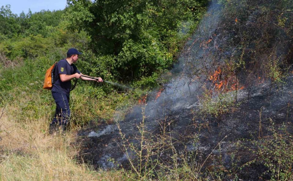 Пожар во Челопек, Старо Нагоричане, активни жаришта кај Липац, кумановско