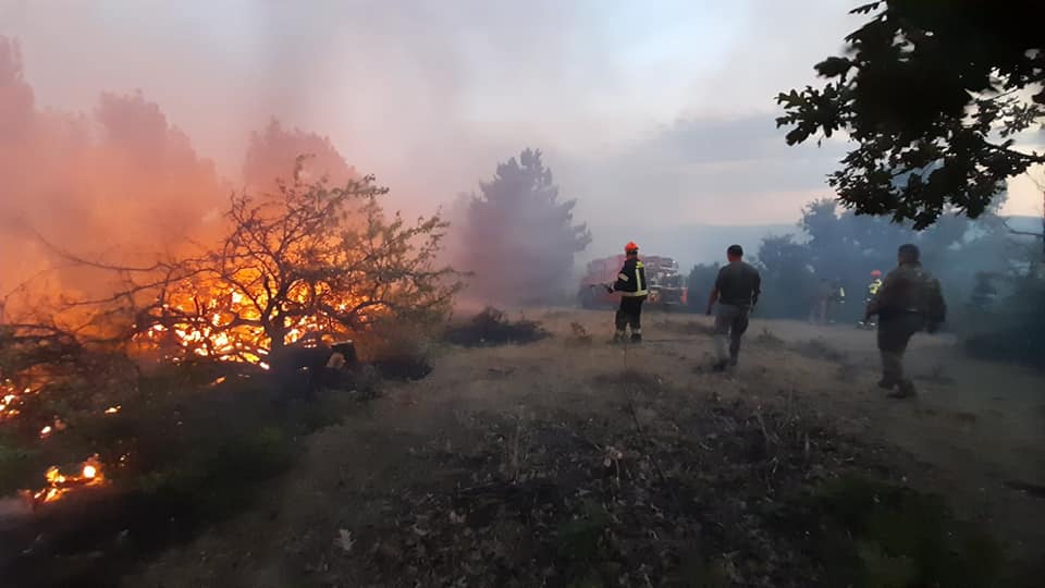 Уште четири активни пожари во државата, пожарот кај Будинарци го гаснат 500 луѓе