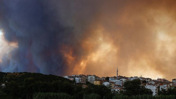 (ВИДЕО) Големите пожари во Турција: Се приближуваат кон термоцентрала