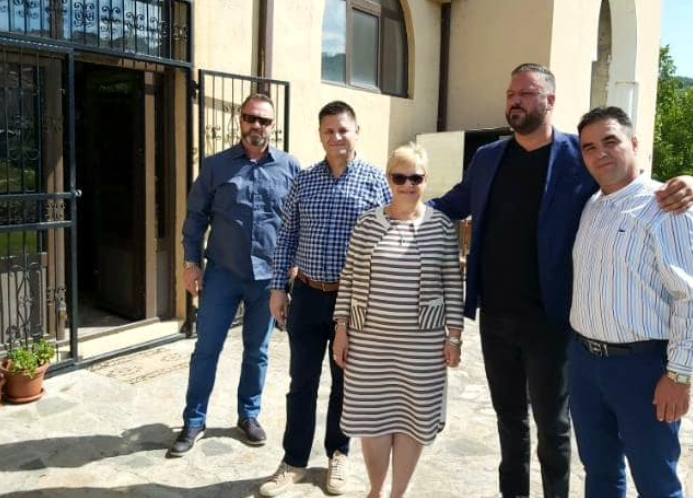 Хрватскиот конзул со поддршка за д-р Стојменовски и кандидатите за градоначалници на Пехчево и Македонска Каменица