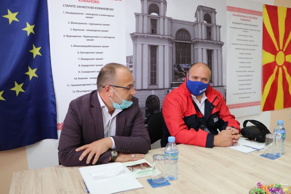 (ФОТО) Димитревски оствари средби со Регионалната занаетчиска комора и Здружението на армиски и полициски ветерани