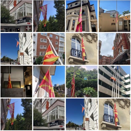 Македонско знаме во сите амбасади спуштено на половина копје