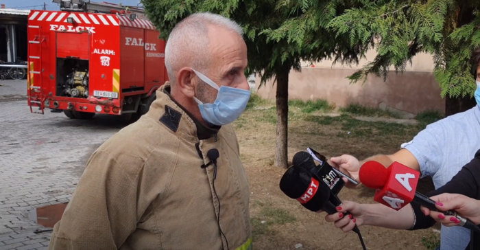 Командирот на тетовските пожарникари: Дадовме сѐ од себе, пламените јазици беа многу големи