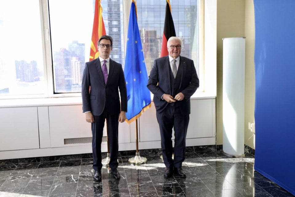 Пендаровски-Штајнмајер во Њујорк: Пријателството со Германија е исклучително важно за Македонија