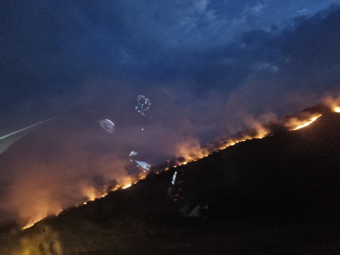 Голем пожар во близина на Велес – зафатени повеќе од 50 хектари дабова шума,трња и сува трева
