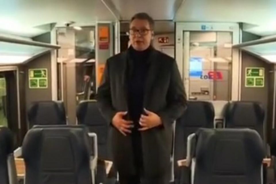 (ВИДЕО) Вучиќ: Само Србија ќе има вакви возови во регионот