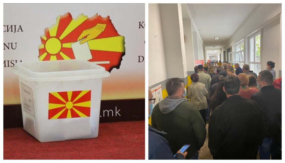 (ФОТОГАЛЕРИЈА) Гужви и редици во Гази Баба: Народот масовно гласа ширум Македонија