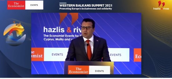 Заев на Самитот на „Економист“: Спроведуваме политики кои обезбедија стабилност и раст