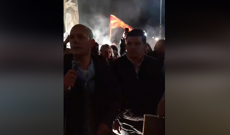 (ВИДЕО) Победничка атмосфера на ВМРО-ДПМНЕ во Охрид