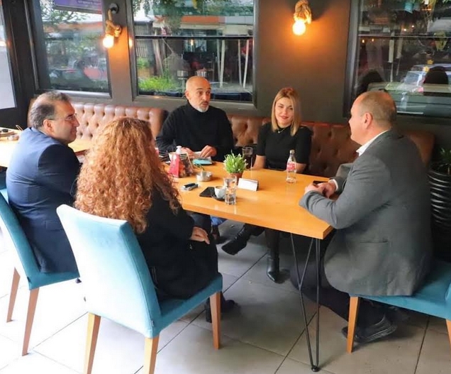 (ФОТО) Димитриевски на кафе дружба со противкандидатите Михајловски, Димитровска и Салиу