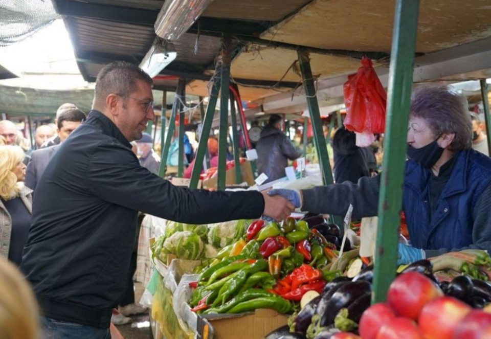 Мицкоски: Котлар како нов градоначалник уште во првите 100 дена ќе ги реши сите проблеми на пазарџиите