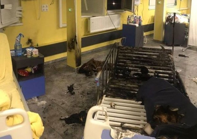Пациентка предизвика пожар во ковид-одделот во болницата во бугарскиот град Русе