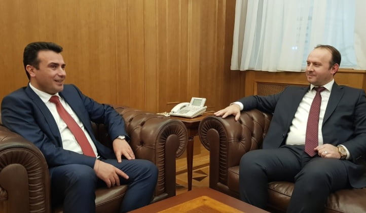 Нова средба Заев – Гаши за влез на Алтернатива во Владата