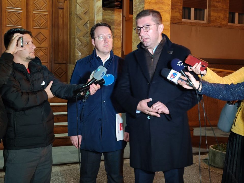 ВМРО-ДПМНЕ објави ново парламентарно мнозинство, СДСМ ги повика на соработка демократските сили
