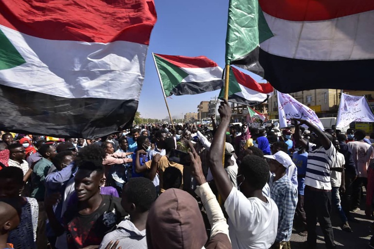 Повторно протести во Судан
