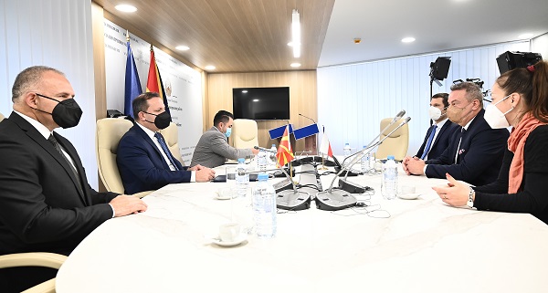 Средба на министерот Спасовски и Томан амбасадорот на Чешка