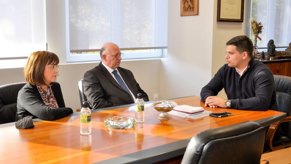 Средба на Пецаков со претседателот на Стопанската комора, Бранко Азески