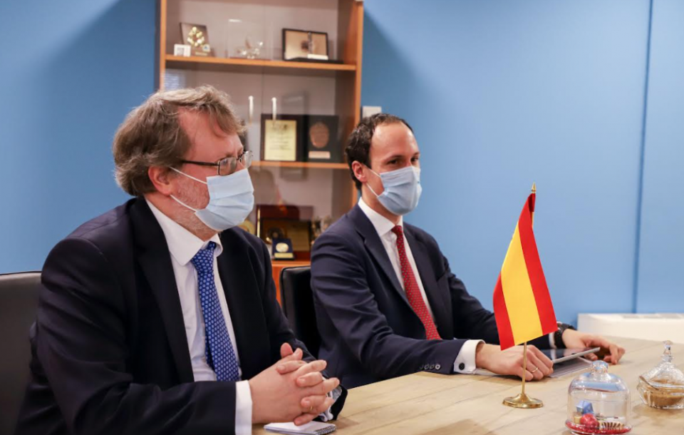 Вицепремиерот Битиќи се сретна со новиот шпански амбасадор Лозано Гарсиjа