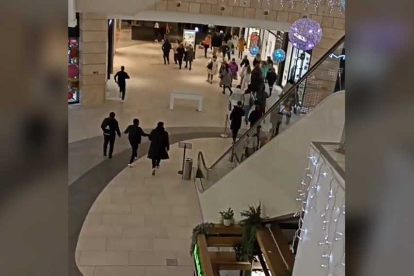 (ВИДЕО) Маж се заканувал со бомба во трговски центар во Москва