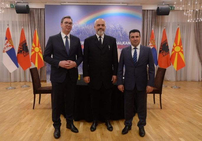 Заев, Вучиќ и Рама пред состанокот во Тирана со повик за приклучување на соседите кон „Отворен Балкан“, но и напомена дека не е замена за ЕУ, туку чекор кон неа