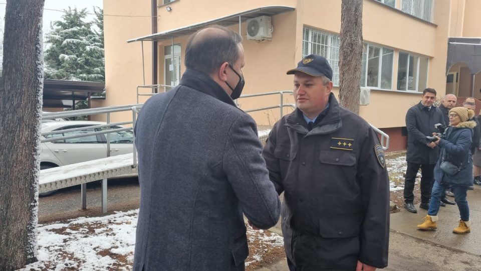 Спасовски во посета на Полициската станица во Пробиштип