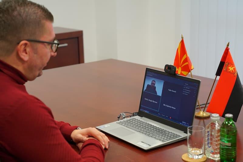 Мицкоски на онлајн состанок со шефицата на мисијата на ММФ за Македонија, Баркбу