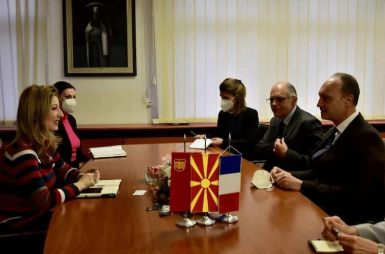 Арсовска оствари средба со Делегацијата на амбасадата на Франција