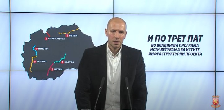 Ивановски: СДСМ и изградбата на државната инфраструктура не одат заедно