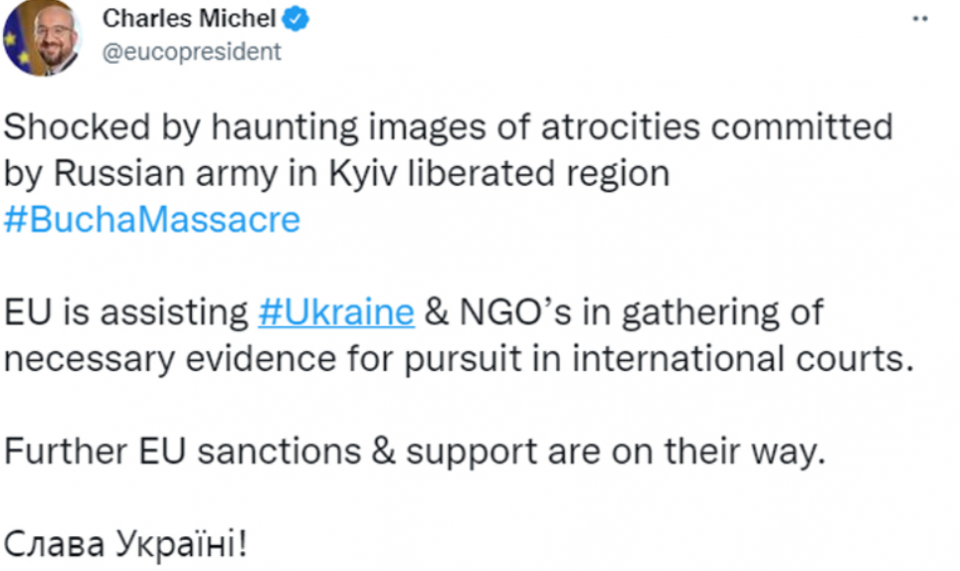 Мишел најави нови санкции кон Русија