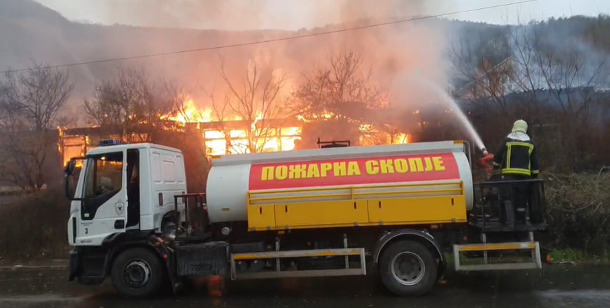 Пожар во скопско Пржино