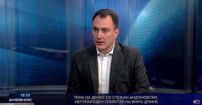 Андоновски: Владата е лицемерна затоа што не го вклучи ВМРО-ДПМНЕ во преговорите кои што се однесуваат на клучните политички прашања