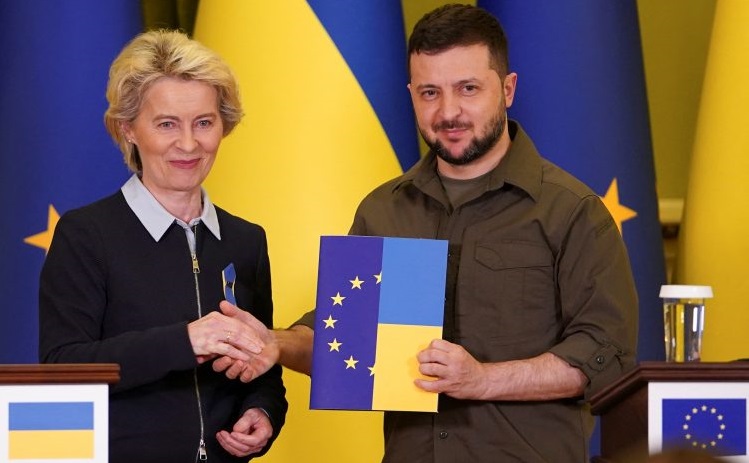 Фон дер Лајен: Украина ја има безусловната поддршка од Унијата