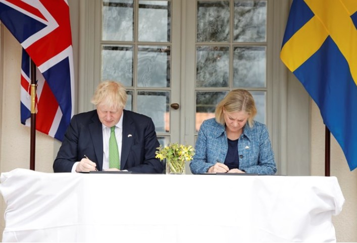 Велика Британија потпишува нов безбедносен договор со Шведска и Финска