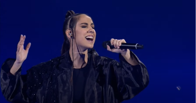 Македонската претставничка Коевска со песната „Circles“ настапи на второто полуфинале на Евровизија