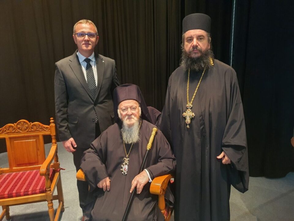 Спасеновски и отец Доситеј на средба со Вселенскиот патријарх Вартоломеј
