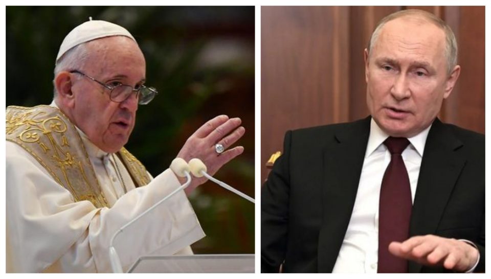 Папата Франциск бара средба со Путин, Москва засега без одговор