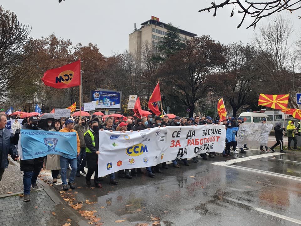 Сојузот на синдикати најавува генерален штрајк ако нема линеарно зголемување на платите
