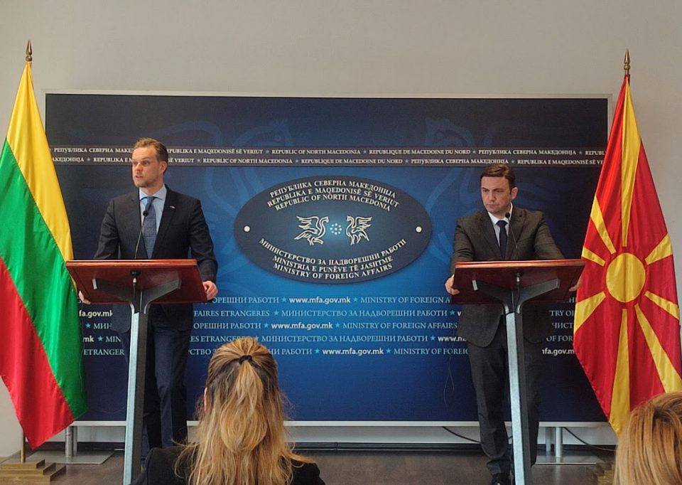 За Литванија стартот на преговорите со Македонија е прашање на кредибилитет за ЕУ, за Скопје „топката“ е во дворот на Софија и Брисел