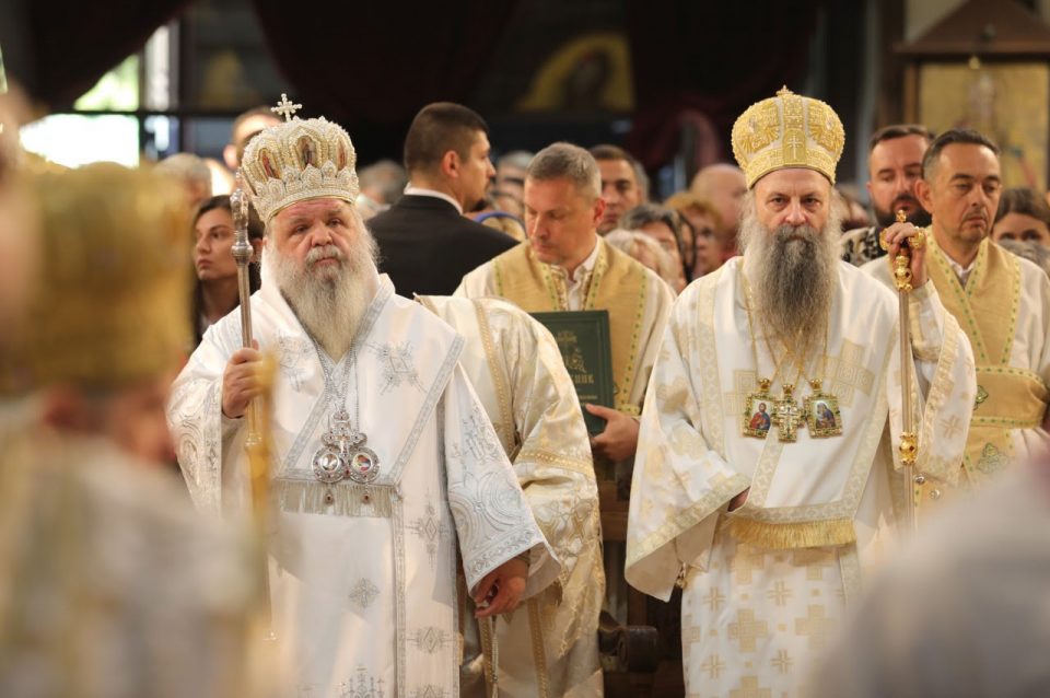Архиепископот Стефан денес во Соборниот храм го најави сослужението со Вселенскиот Патријарх г. г. Вартоломеј