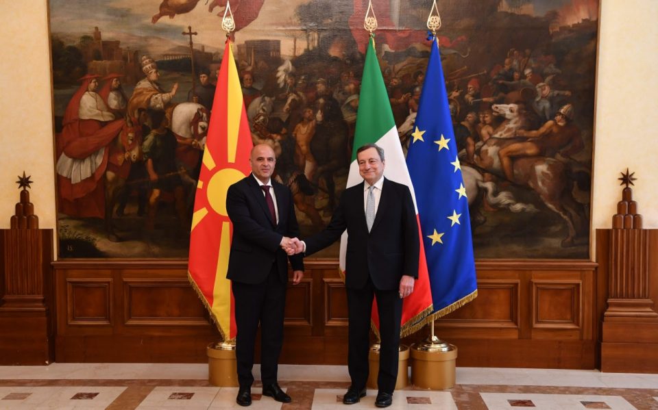 Поддршка од Италија за евроинтеграцијата на Македонија, проширувањето е клучно за регионот и Европа